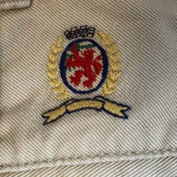 Tommy Hilfiger Mens Pants Size 44x32 Khaki Cotton Straight-Leg Classic Casual - Picture 10 of 14